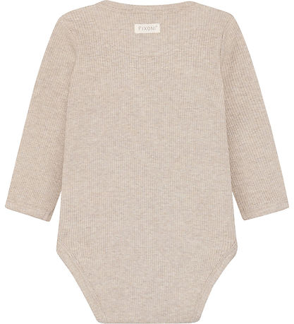 Fixoni Slå-om Body l/æ - Rib - Pure Cashmere Melange