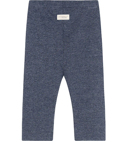 Fixoni Leggings - Rib - Vintage Indigo Melange