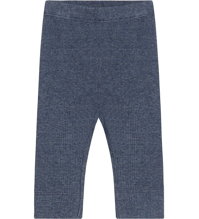 Fixoni Leggings - Rib - Vintage Indigo Melange billede