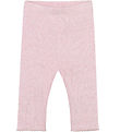 Fixoni Leggings - Rib - Bleached Mauve Melange