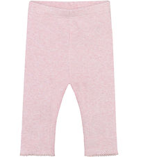 Fixoni Leggings - Rib - Bleached Mauve Melange