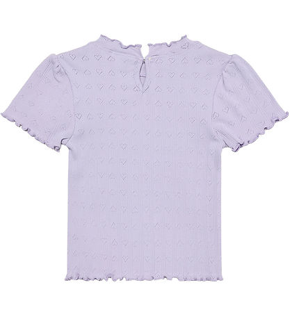 En Fant T-shirt - Pointelle - Purple Heather