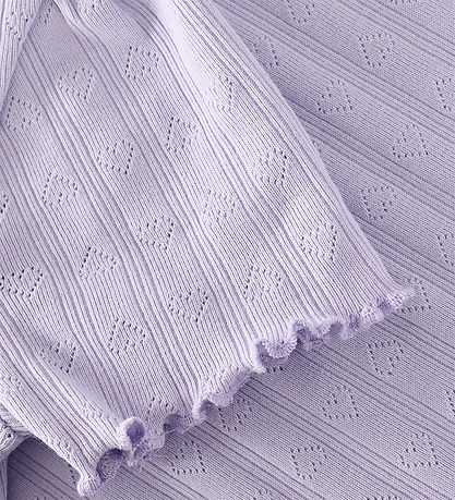 En Fant T-shirt - Pointelle - Purple Heather