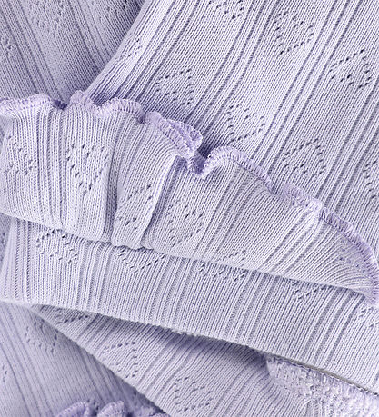 En Fant Leggings - Pointelle - Purple Heather