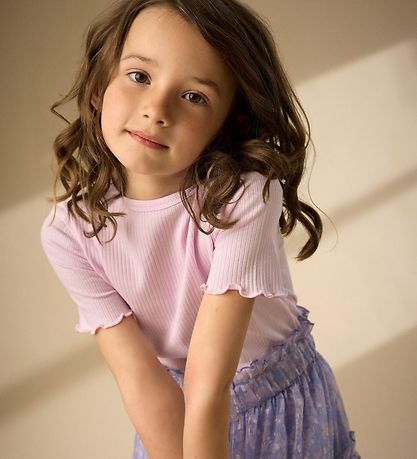Creamie T-shirt - Modal - Rose Pink