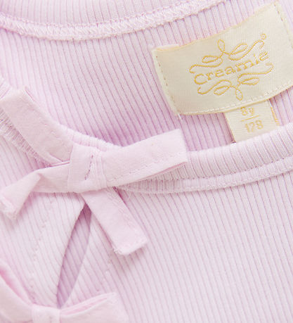 Creamie T-shirt - Rib - Rose Pink