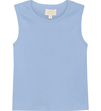 Creamie Top - Rib - Blue Lustre