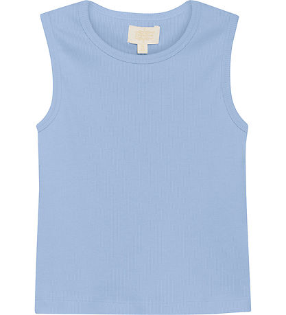 Creamie Top - Rib - Blue Lustre