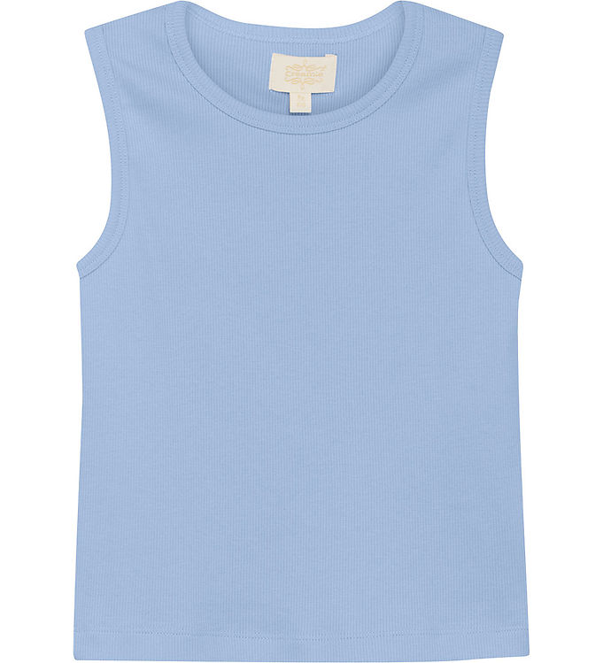 Creamie Top - Rib - Blue Lustre