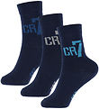 Ronaldo Socks - 3-Pack - Navy w. Logo