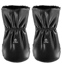 STORK Barnevognshandsker - Sort