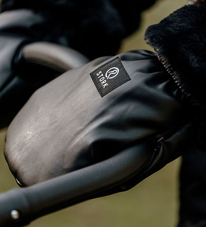 STORK Barnevognshandsker - Sort