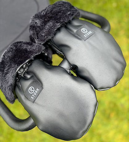 STORK Barnevognshandsker - Sort