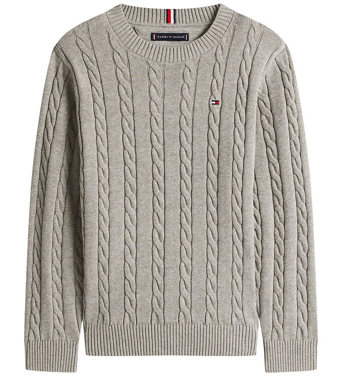 Tommy Hilfiger Bluse - Strik - Gråmeleret