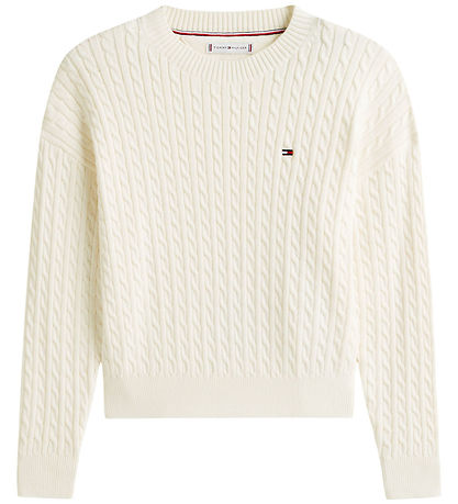 Tommy Hilfiger Bluse - Strik - Ivory Silk