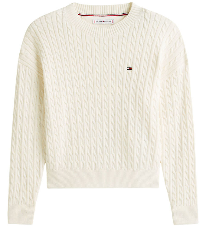 Tommy Hilfiger Bluse - Strik - Ivory Silk