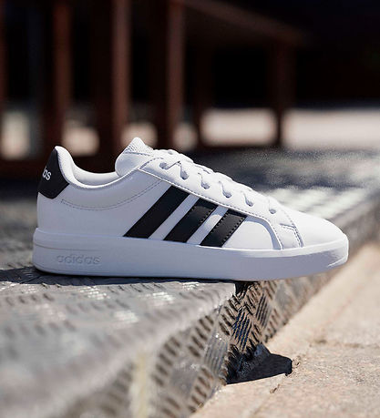 adidas Performance Sko - Grand Court 3.0 J - Ftwwht/Cblack/Ftwwh