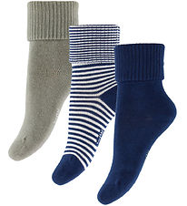 Hust and Claire Socks - 3-Pack - Bamboo - HCFosu - Blues