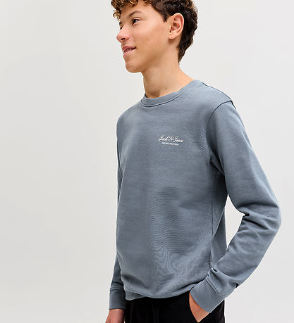 Jack & Jones Sweatshirt - JjearChive - Graphic - Blue Mirage