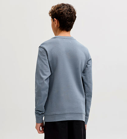 Jack & Jones Sweatshirt - JjearChive - Graphic - Blue Mirage