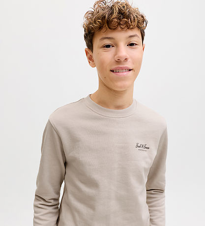 Jack & Jones Sweatshirt - JjearChive - Graphic - Moonbeam