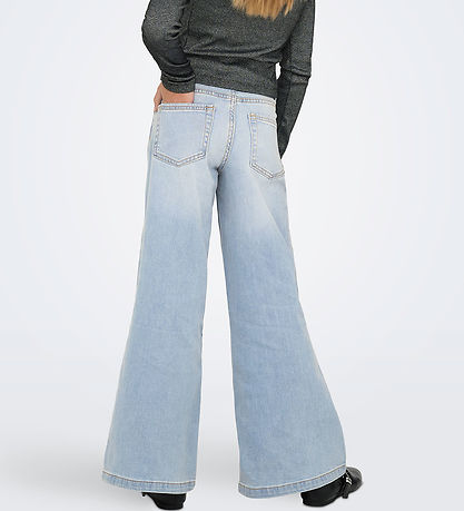 Kids Only Jeans - KogCalifornia - Wide Flared - Light Blue Denim