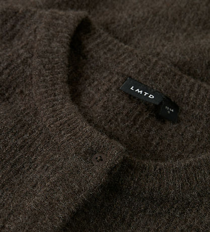 LMTD Cardigan - Strik - NlfKleave - Chocolate Brown