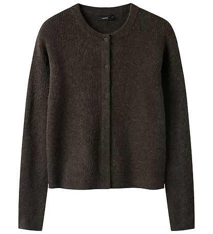 LMTD Cardigan - Strik - NlfKleave - Chocolate Brown