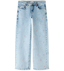 Name It Jeans - NkfRose - Light Blue Bleached Denim/ Hearts