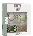 BIBS Supreme Sutter - Str. 2 - 4-pak - Symmetrisk - Sand/ Sage/