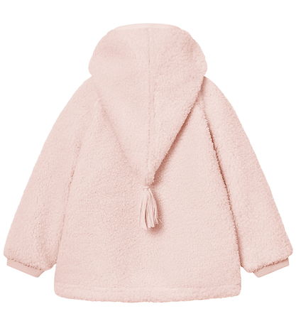 Mini A Ture Fleecejakke - Teddy - MatLiff - Shell Rose