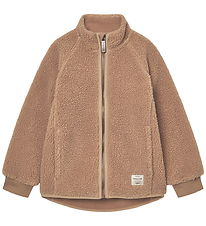 Mini A Ture Fleecejakke - Teddy - MatCedric - Cinnamon Swirl