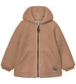 Mini A Ture Fleecejakke - Teddy - MatLiff - Cinnamon Swirl