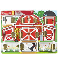 Melissa & Doug Legetøj - Wooden Magnetic Activity Board - Farm H