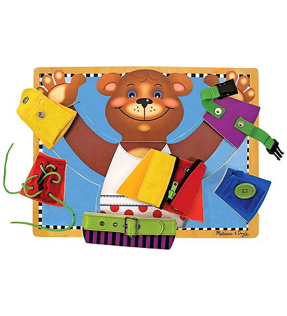 Melissa & Doug Legetøj - Wooden Puzzle Board Basic Skills