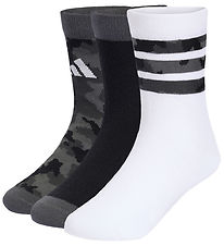 adidas Performance Strømper - YB CAMO - 3-pak - GRESIX/BLACK/WHI