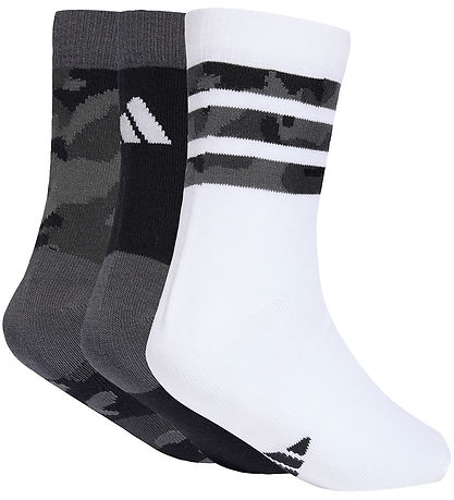 adidas Performance Strømper - YB CAMO - 3-pak - GRESIX/BLACK/WHI