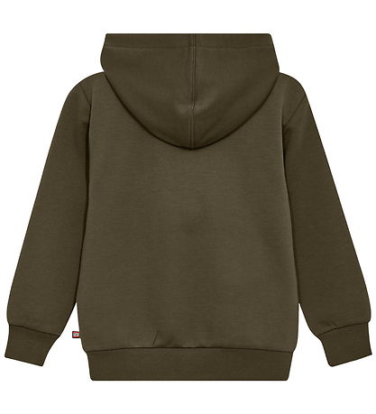 LEGO® Ninjago Hættetrøje - LWSaku 702 - Armygrøn m. Ninja