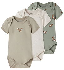 Name It Body l/æ - Noos - NbmBody - 3-pak - Shadow/W/Aluminum