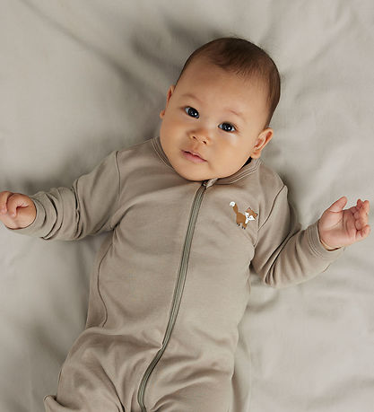 Name It Natdragt - Noos - NbmNightsuit - 2-pak - Shadow/W/Alumin