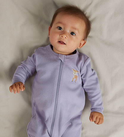 Name It Natdragt - Noos - NbfNightsuit - 2-pak - Lilac Marble/W/