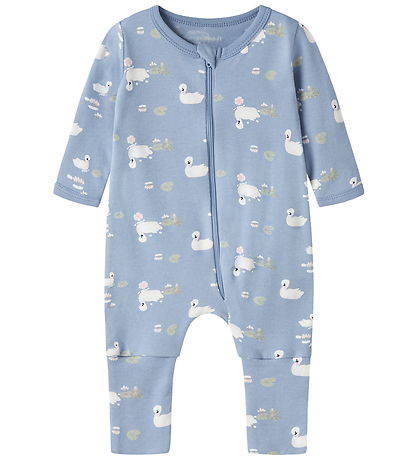 Name It Natdragt - Noos - NbfNightsuit - 2-pak - Endless Sky/W/B