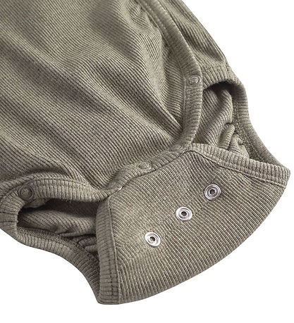 That's Mine Slå-om Body l/æ - Rib - Noos - Cala - Green Melange