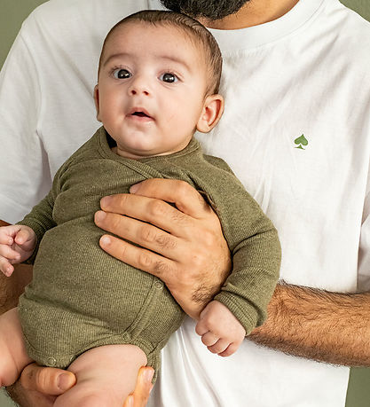 That's Mine Slå-om Body l/æ - Rib - Noos - Cala - Green Melange