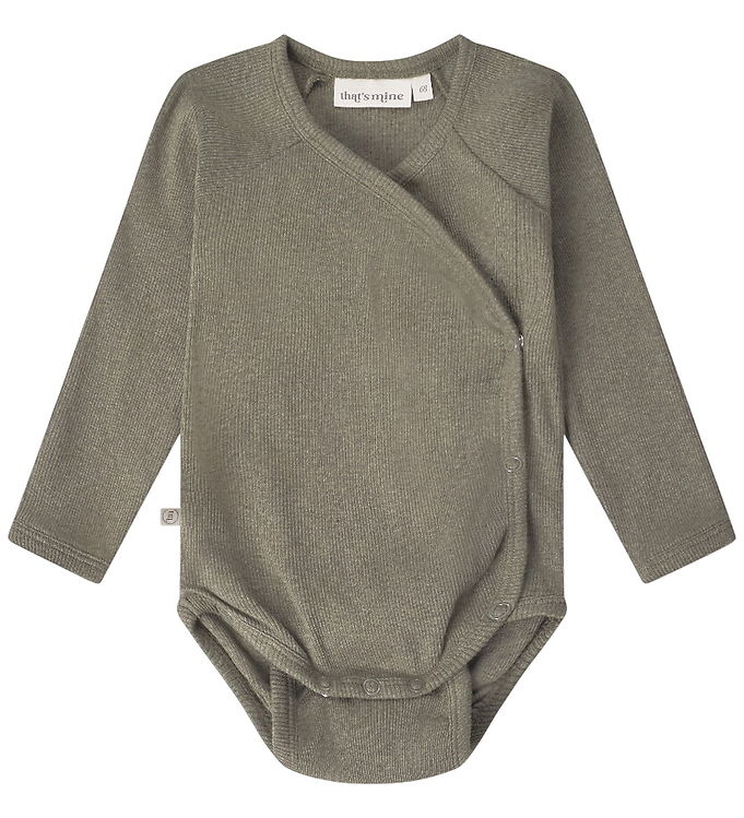 That's Mine - Cala slå-om bodystocking - Green melange - 50cm - 0M