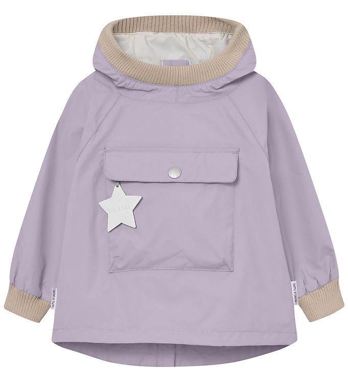 Mini A Ture Sommerjakke - MatBaby Vito Anorak - Minimal Lilac