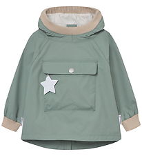 Mini A Ture Sommerjakke - MatBaby Vito Anorak - Granite Green