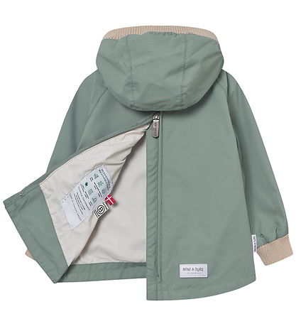 Mini A Ture Sommerjakke - MatBaby Vito Anorak - Granite Green