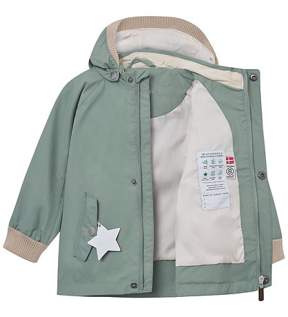 Mini A Ture Sommerjakke - MatWally - Granite Green