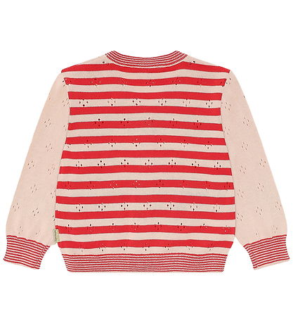 Hust and Claire Cardigan - HCCamilla Stripes - Poppies